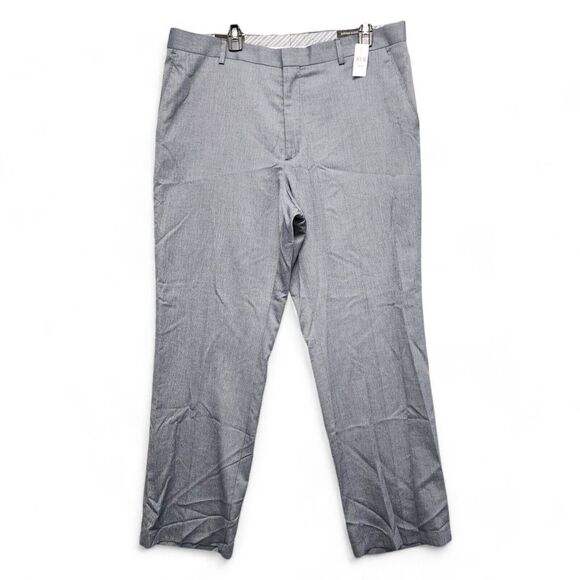 Banana Republic Pants Men 38x32 Tailored Fit Blue Box Dot Print Chino NEW w/ Tag - Picture 1 of 15